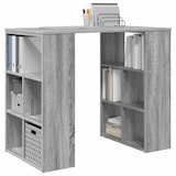 thumbnail of vidaXL Schreibtisch Graues Sonoma 90 x 50 x 75 cm Holzwerkstoff