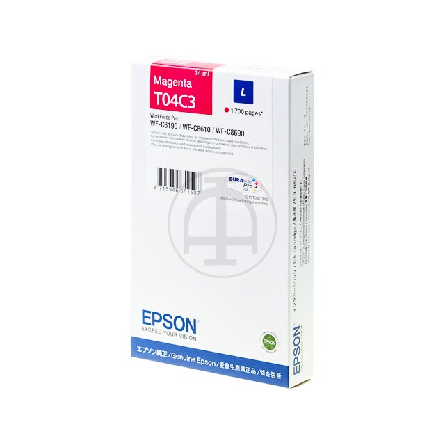 Tinten EPSON C13T04C340 EPSON WFC8190 TINTE MAG ST
