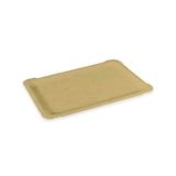 thumbnail of 1500 Pappteller eckig FF 13 x 20 cm braun – Imbissteller, Snackteller