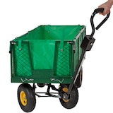 thumbnail of tectake Carrito de transporte con funda interior máx. 550kg  Verde
