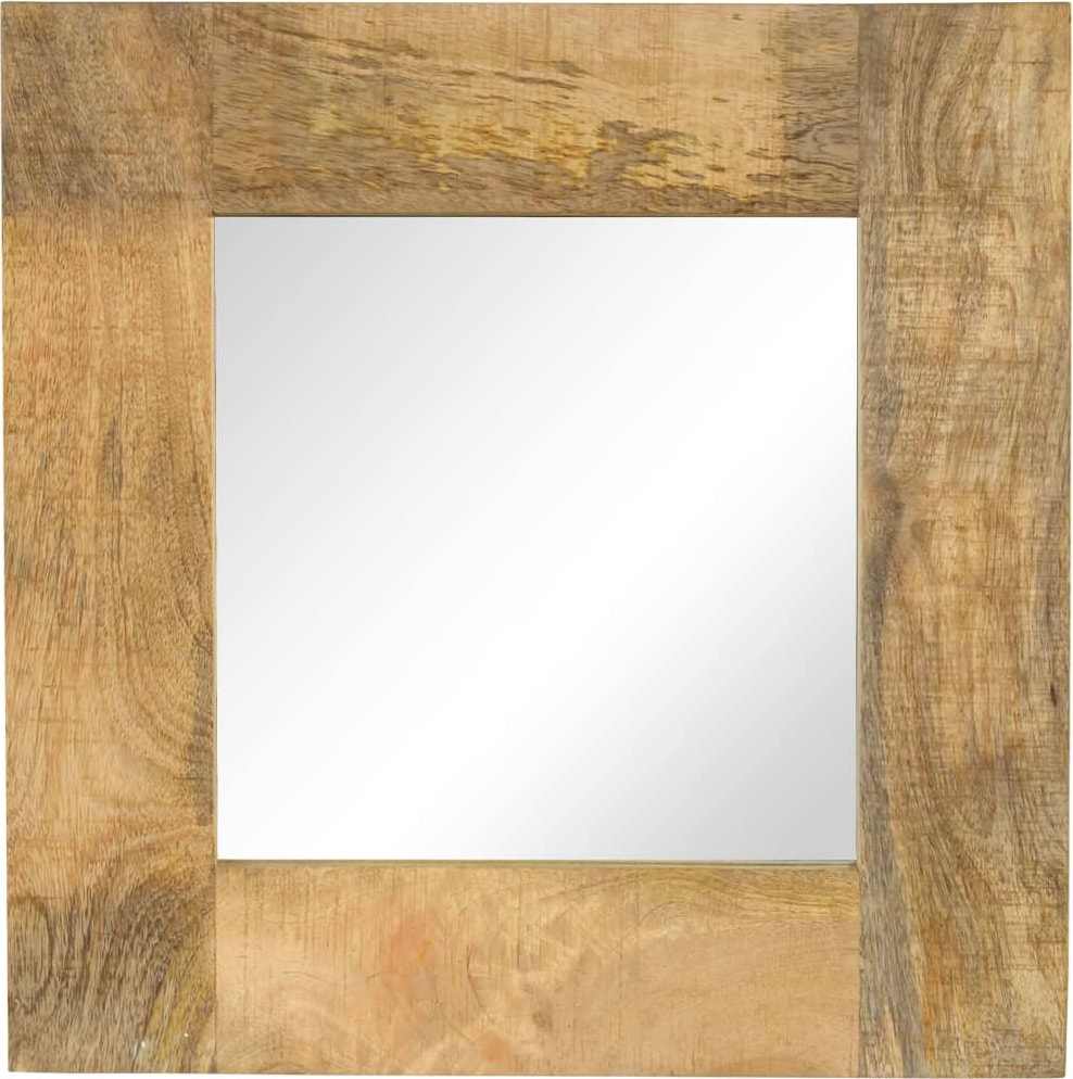 Décoshop26 - Quadratischer Wandspiegel aus massivem Mangoholz 50 x 50 cm DEC022723 DEC022723