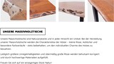 thumbnail of Couchtisch Baumkante massiv Akazie naturfarben 140 x 75 cm silber BILLY