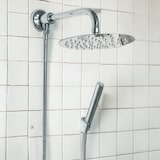 thumbnail of Kit set doccia deviatore a pressione con doccetta tonda, soffione 20 cm braccio 30 cm