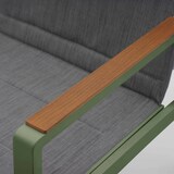 thumbnail of Salon de jardin 4 places en aluminium vert kaki