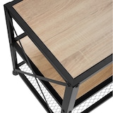 thumbnail of tectake Meuble bas - 161 cm, Bois clair industriel, Chêne Sonoma - 404544