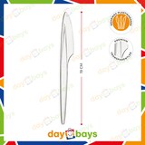 thumbnail of DayBays 200 Stk. Plastikmesser Mehrweg 18 cm Plastik Transparent Spülmaschinenbeständig