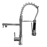 thumbnail of Miscelatore Cucina Alta Pressione Rubinetto con Doccetta Estraibile Monocomando Ottone Cromo