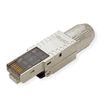 thumbnail of ROLINE feldkonfektionierbarer RJ-45 Stecker Cat.6A (Class EA), STP, silberfarben