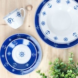 thumbnail of Ahoi 30tlg Kombiservice Porzellan 6 Personen Tassen Untertassen Teller maritim