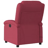 thumbnail of vidaXL Massagesessel Weinrot Stoff