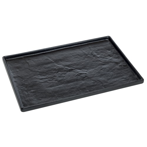 Assiette Rectangle Tanneur GM Collection L 35 x 24 cm  x 6 Mondo Déco