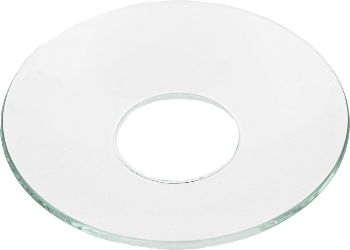 GLAS-KERZENMANSCHETTE (Tropfenfänger) für Kerzen bis Ø 25 mm