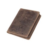 thumbnail of Greenburry Schreibmappe A5 Leder braun mit Reißverschluss Handwerkermappe Notizmappe (antik Look) inkl. Briefblock 1633-25-S