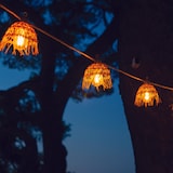 thumbnail of Lumisky MINI HAWAI 10 LED 8M Solar-Lichterkette Seil Braun