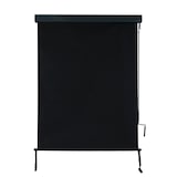 thumbnail of Toldo vertical HWC-F42, toldo vertical protección de la intimidad estor enrollable exterior, protección UV 50 tejido ~ 250x100cm, negro