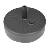 thumbnail of Pied de parasol en plastique noir Bolero 40L