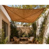 thumbnail of Toldo vela coco natural reforzado 3x3 m 60% ocultación para jardín terraza pérgola