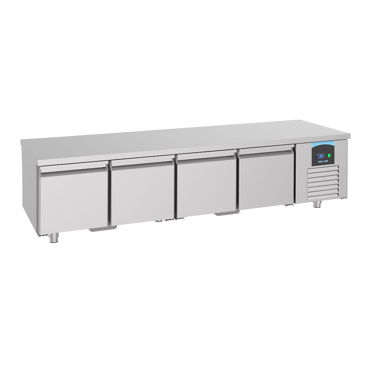 Kühltisch 650 hoch 4 Türen - 2130 x 700 x 600 mm