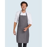 thumbnail of LISBON - Organic Heavyweight Bib Apron with Pocket: One Size / Olive