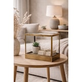 thumbnail of LOFT42 Showy Glazen Display Box Antiek Messing - Metaal - (27x30x20)