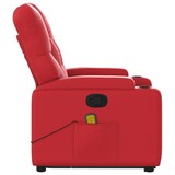 thumbnail of vidaXL Massagesessel mit Aufstehhilfe Rot Kunstleder