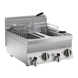 thumbnail of KBS Elektro Fritteuse 2 X 10 Lt. 18Kw Tischgerät Anschlussfertig 400V 18 kW