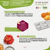 thumbnail of Gobel - Backblech 20 Mini-Madeleines - Weißblech - 395 x 125 x 13 mm - 164510