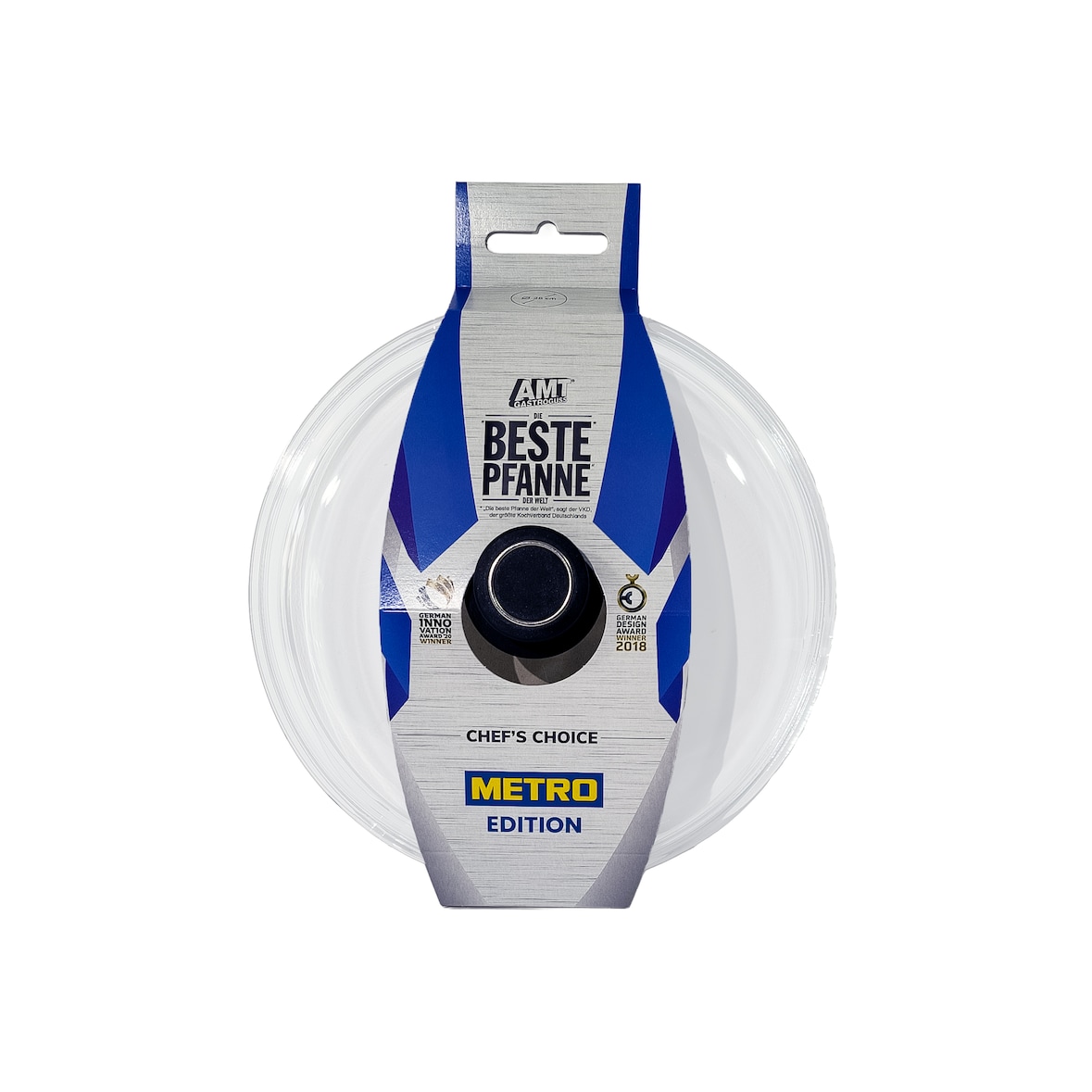 AMT Beste Pfanne Metro Edition - Glasdeckel ø 28 cm