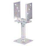 thumbnail of Alberts U-Pfostenträger Pfostenanker Betonanker höhenverstellbar 150 - 190 mm