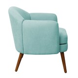 thumbnail of JOHAN Fauteuil Lounge Chair Gestoffeerde Fauteuil Armleuningen Gewatteerd Modern groen-blauw