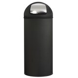 thumbnail of ROSSIGNOL Poubelle 45L avec couvercle à trappe PUSH gris manganèse