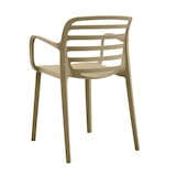 thumbnail of EME Mobiliario Silla apilable de exterior Siena Arena con reposabrazos. 100% Polipropileno