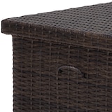 thumbnail of tectake Baúl de almacenamiento Kiruna con trenzado de ratán sintético, 120x55x61,5 cm, 270l  Marrón