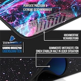 thumbnail of Titanwolf Gaming Mauspad, XXXL Speed Mousepad 1200 x 600 mm, Geschwindigkeit & Präzision, Galaxie Speed