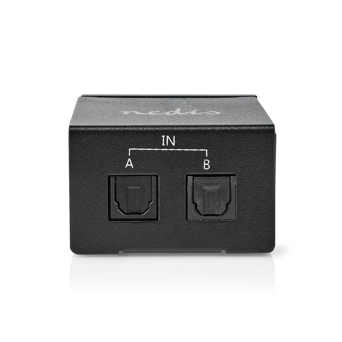 Digital Audio Switch - 2-way - Connection input: DC Power / 2x TosLink - Connection output: TosLink Female - Manual / Switch - Metal - Black