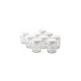 thumbnail of 9 Pots De 185g à Yaourt Transparents Couvercles Emboîtables Blanc Inclus Usage Non Intensif Lagrange