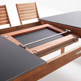 thumbnail of Ensemble table de jardin en eucalyptus extensible avec 8 assises