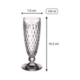 thumbnail of Villeroy & Boch Boston Coloured Sektglas 145 ml smoke 4er Set