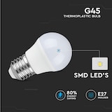 thumbnail of 4w E27 Mini LED Leuchte Leuchtmittel Birne Milchglas Standard Edison Gewinde 4000K Neutralweiß