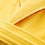 thumbnail of Benetton - Bademantel L/XL 380 g/m² 100 % Baumwolle mit 3er-Set Badetücher 100 % Baumwolle Gelb Regenbogen