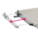 thumbnail of tectake Dossier électrique Cosy Glide 110x243x62cm - gris - 405115