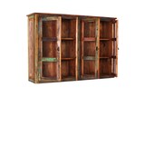 thumbnail of SIT Möbel Kastuitbreiding | 4 deuren met glasinzet | sloophout gekleurd | B 160 x D 40 x H 110 cm | 09145-98 | Serie RIVERBOAT