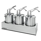 thumbnail of Distributeur sauce PD-003 - Set 3 pièces - Dosage max 40ml - Support inclus - Saro