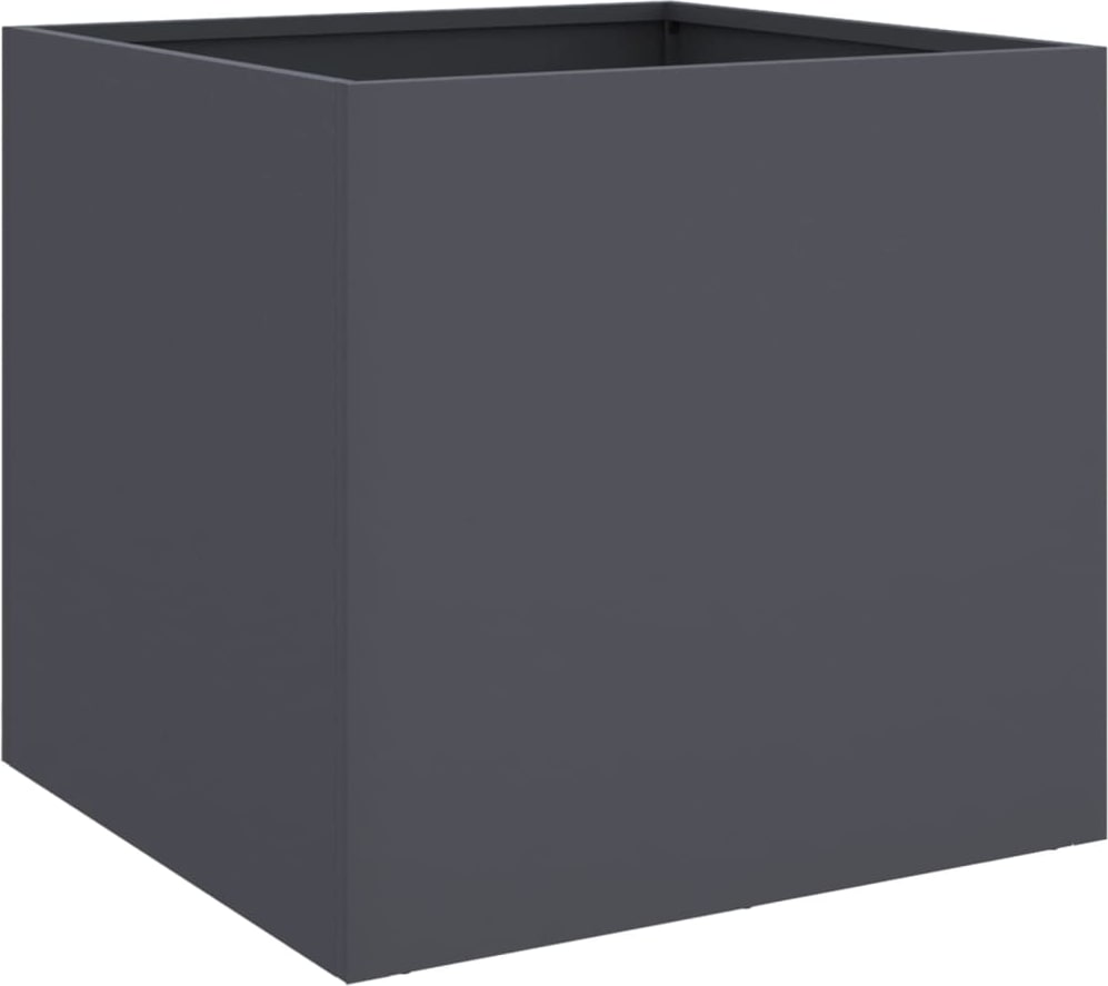 vidaXL Pflanzkübel Anthrazit 49x47x46 cm Stahl