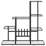 thumbnail of vidaXL Blumenständer 94,5x25x88 cm Schwarz Metall
