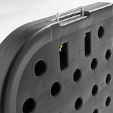 thumbnail of Lot de 4 dalles à remplir en Polyéthylène noir - Oviala