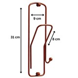 thumbnail of DanDiBo Wandhaken Garderobe Garderobenhaken Kupfer Kleiderhaken Büroklammer 32 cm Klammer Jackenaufhänger Haken