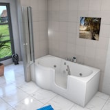 thumbnail of Seniorendusche und Wanne mit Whirlpool S12D-TH-WP-R Dusche 85x170cm