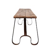 thumbnail of Panchina in legno e ferro L153XPR40XH46 CM
