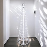 thumbnail of Luzes LED para árvore de Natal com estrela, 1,5 m metros 218 LEDs luz à prova de água, 8 modos 220-240 V